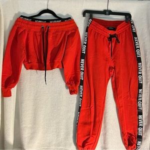 Red Sweatsuit
